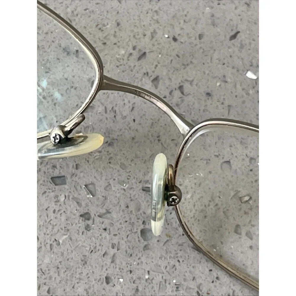 Chaps Eyeglasses FRAMES ONLY 61 1FH 53-19-145 Full Rim Silver